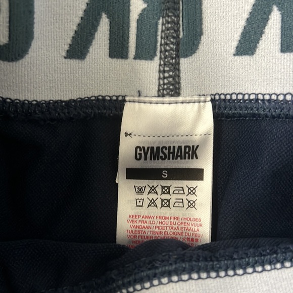 Gym Shark Navy Blue Leggings Size Small - Picture 2 of 4